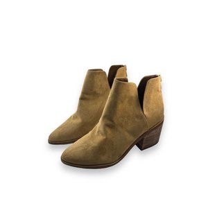 BP suede ankle booties in tan size 9